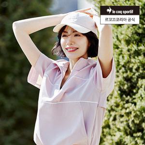 [르꼬끄공식] 챙배색 레터링 볼캡 (QQ123ACP31)