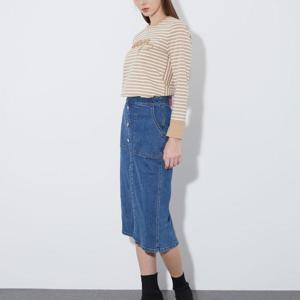 올리비아로렌 MG01 스판H라인데님스커트 VVCMS4S2381