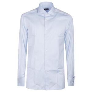 에르메네질도제냐 긴팔 셔츠 904002A9 9MS4BA BLUE