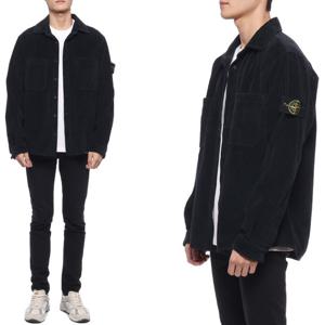 [스톤아일랜드] 23FW 남성 와펜 패치 코듀로이 오버 셔츠 (791511311 V0020 23F)