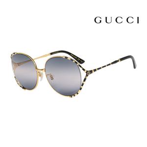 (국내당일발송) 구찌 명품 선글라스 GG0595S 001 라운드 메탈 여자