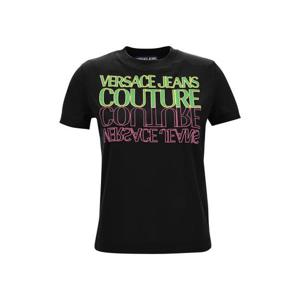 베르사체 반팔 티셔츠 76HAHC01 CJ01C899 Black