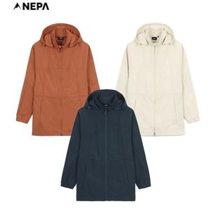 [네파] 여성 봄여름 간절기 에코 브리즈 미드기장 방풍 바람막이 7L20664