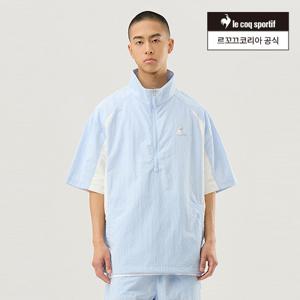 [르꼬끄공식] 유니 경량 우븐 루즈핏 반팔 아노락 자켓 (QQ223LJK42)