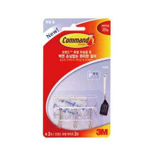 3M 코맨드투명주방용훅 17067(중)