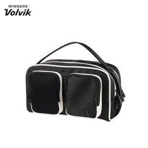 [볼빅] VBEB 퍼포먼스 2포켓 투웨이 골프 파우치백(블랙)