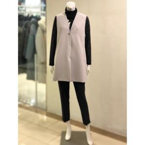 벨리시앙 세이브존01 브이넥 칼라 롱 베스트(2color) VT4102