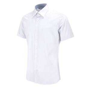 레귤러 링클프리 고급모달 화이트 반팔셔츠_RF2121