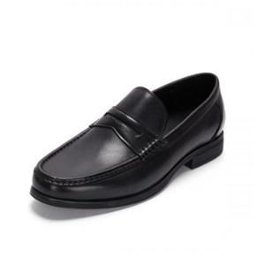 [무크]남성 베이직 봉합 반도 로퍼 312155 AA 블랙