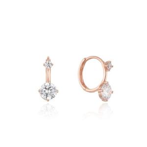 [GB] 더블스톤 포인트 원터치 10K GOLD 귀걸이 LPTM2011T