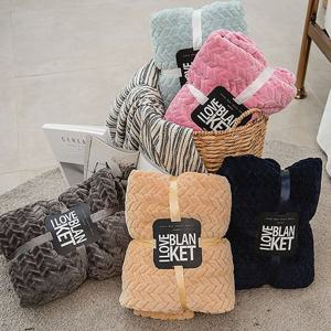 콤브패턴담요150X200 대형담요 극세사 이불 블랭킷