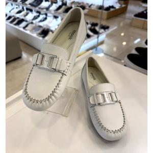 [무크]여성 캐주얼 로퍼 컴포트화 322202 GY 화이트