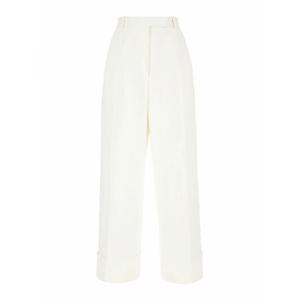 [THOM BROWNE] 라프리마 여성 캐주얼 하이웨이스트 팬츠 FTC499AF0829100 화이트 /8