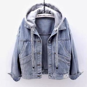 [베나프]후드 탈부착 오버핏 데님자켓_BJ1JK005