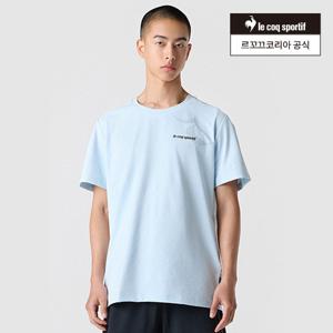 [르꼬끄공식] 유니 자가드 하이브리드 소로나쿨 레귤러핏 반팔티셔츠 (QQ223ERS51)