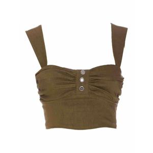 [PINKO] 라프리마 여성 탑 탱크 Voyager 104885A0IMX26 그린 /8