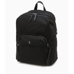 [헤지스ACC] 블랙 단색 나일론 백팩 HJBA5E700BK