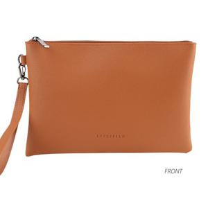 여성 클래식 가죽 파우치 클러치백 레프트필드 749
