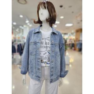 [아날도바시니] 세이브존05 아웃 포켓 스탠카라 데님자켓 AY04JK31S