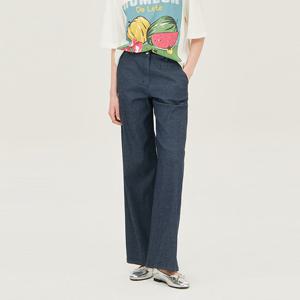 [베네통] 일자포켓 해지 통일자 데님팬츠_BADP53531NY