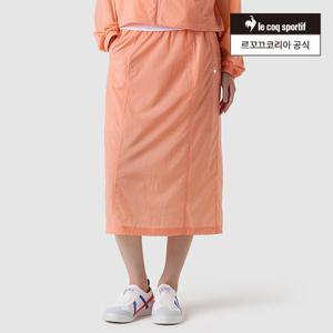 [르꼬끄공식] 여성 스트레치 경량 우븐 미디 스커트 (QQ222OSK41)