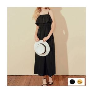 여성끈나시점프수트 2컬러 1P 오프숄더 여자 치마