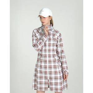 헤지스 골프 여성 25SS 버건디 여성 레인 코트 HWJU5B313D3