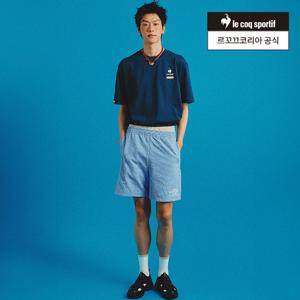 [르꼬끄공식] 르꼬끄X그로서리스터프 유니 시어서커 4부 숏팬츠 (QQ223LHP45)