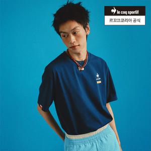 [르꼬끄공식] 르꼬끄X그로서리스터프 유니 마켓 백그래픽 반팔티 (QQ223LRS40)