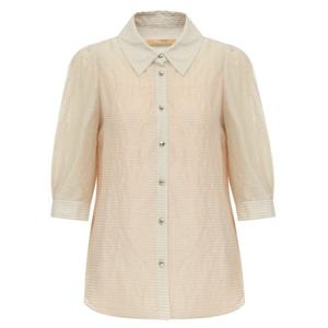 [미니멈]스트라이프카라블라우스(MZBGWB3920)