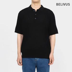 [빌리버스]빌리버스 남성 여름 반팔 니트 카라티 BOP147