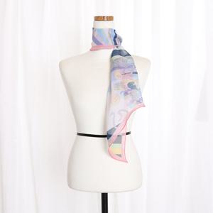 샵앤) 봄신상 국산 여성 H로고 미니사선 데일리 스카프 DRN-WSC-0837-핑크