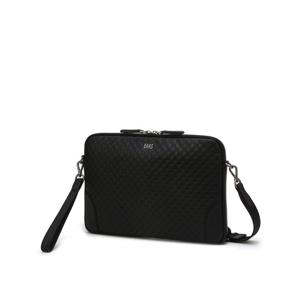 [닥스ACC] [LOUIS DD] 블랙 DD 패턴 경판 소가죽 클러치 DBBA5F013