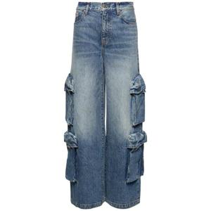 아미리 와이드 코튼 데님 카고 진 79I-YUH022