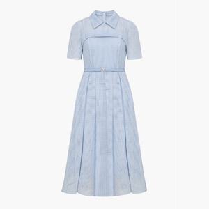 [린(의류)]윈도우 카라 롱 원피스(LGOPPE9600)