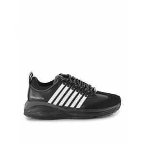 [DSQUARED2] 라프리마 남성 트레이너 스니커즈 인 레더 SNM037701507697M2071 블랙 /8