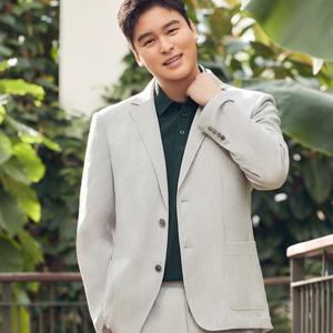 [크로커다일남성]캐주얼 크리즈 써커 셋업 자켓 CDAABJK2107_JJ