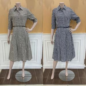 BCBG M백화점 자일스깅엄원피스 B5B5O647