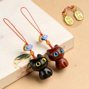 소원성취 검은고양이 열쇠고리