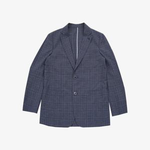 [크로커다일남성]써커 선염 체크 패턴 자켓 CDAABJK2105_JJ