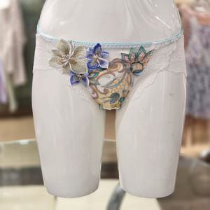 [와코루] 살루트 자스민 백레이스팬티 (DPT0459A MT)