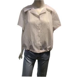 [숲]크롭 스트라이프 자수셔츠(SB5SS3G)