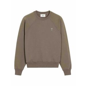 [AMI] 라프리마 여성 스웨트셔츠 스웨터 스웻셔츠 Adc 토널 USW0747470953 Grey /8