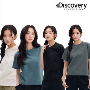[디스커버리] 25SS 신상/여성/고윤정 착장/기능성/냉감소재/프레시벤트 우븐 반팔티셔츠 DWRS9A053
