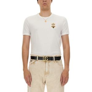 돌체앤가바나 비 앤 크라운 자수 티셔츠 G8PV1Z G7WUQW0800