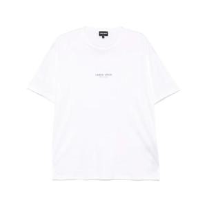 25 FW 조르지오아르마니 로고 프린트 티셔츠 GM001085TE10629 TP435887251