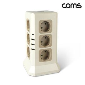 멀티탭 나비 타워형 멀티탭 NV191-TWT7 아이보리 16구