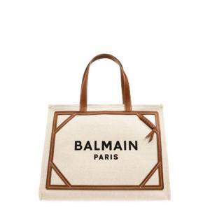 Balmain B Army 로고 자수 탑 핸들 백 DN1FF810TDCS GEM TP941274473
