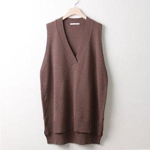 빅사이즈 브이베이직니트조끼 RMW120 베스트