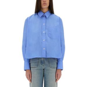 빅토리아베컴 크롭 오버사이즈 셔츠 1124WSH005238A OXFORDBLUE